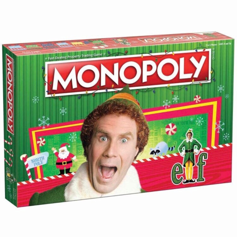 MONOPOLY ELF Board Game Collector’s Edition Will Ferrell Brand New Sealed Box